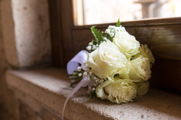 Wedding reception in Rome with guests celebrating